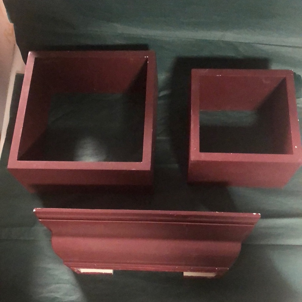 Three piece wall display set.